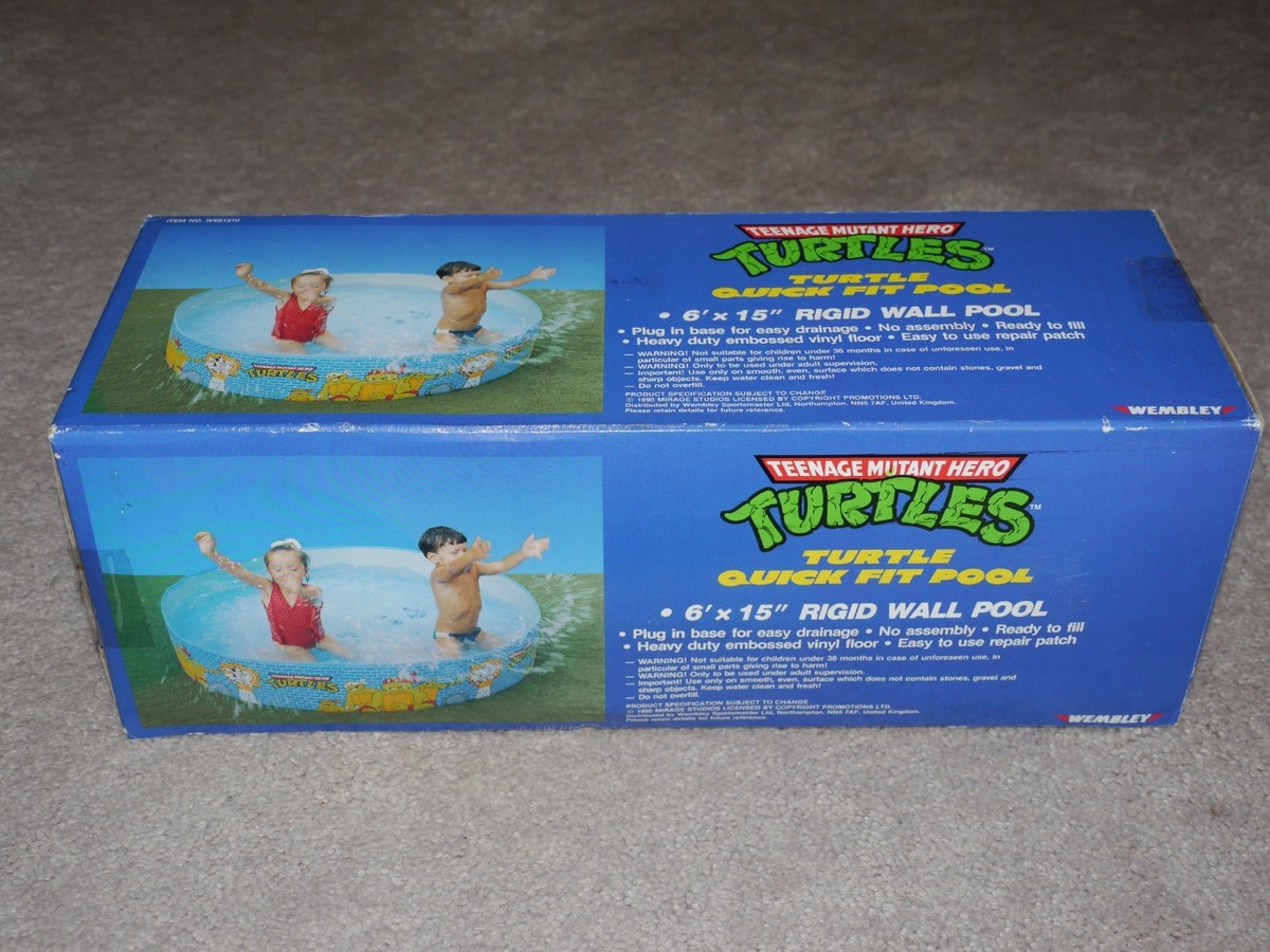 Bouée Gonflable TMNT Tortues Ninja – Vintage 1990, Mirage Studios, Rare