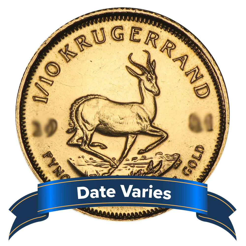 ✨️Krugerrand 1/10 OZ 南アフリカ金貨✨️ 本日の南アフリカ 1/2oz クルーガーランド金貨 K22(22金)の買取