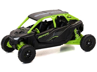 POLARIS RZR PRO R UTV BLACK & LIME GREEN DIECAST MODEL BY NEW RAY