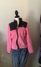 Umbro Womens Medium Pink Full Zip Fleece Athletic Wear