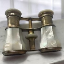 Vintage Opera Binoculars, Lemaire Fabt Paris, Mother of Pearl Rare Bargains Deal