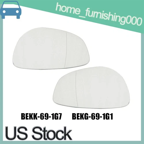 LH+RH Side W/Backing Mirror Glass Fit  BEKK-69-1G7 BEKG-69-1G1 Mazda 3 2019-24