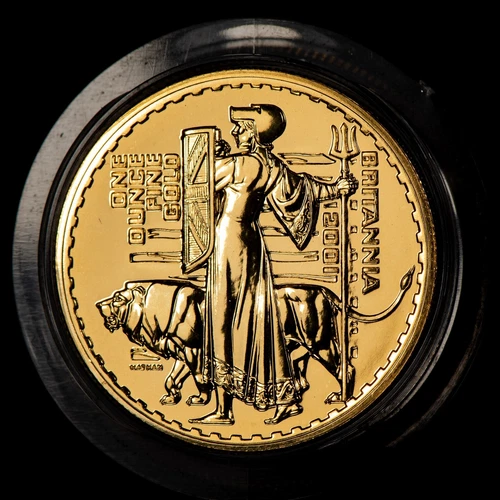 2001 Great Britain 1 oz Gold Britannia Coin - Nice BU - Capsule - G5105