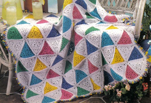 BRIGHT Baby Beach Balls Afghan/Crochet Pattern INSTRUCTIONS ONLY
