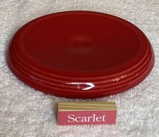 Fiesta Scarlet Red Soap Dish Or Spoon Rest Retired Item NWT 1st Quality