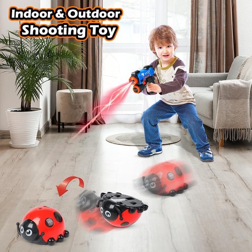 4 IN 1 Infrarot Mini Laser Tag Guns Set mit Fliegender UFO-Drohne & Marienkäfer - Bild 4 von 7