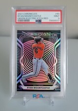 2021 Chronicles Ryan Mountcastle Obsidian Electric Etched Red /25 PSA 9 POP 1