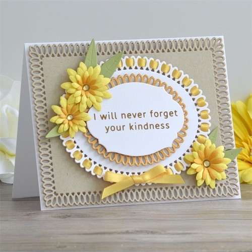 Frase de flores de Navidad placa de lámina caliente troqueles de corte hágalo usted mismo papel en relieve manualidades - Imagen 10 de 84