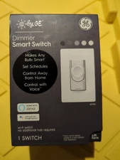 GE GE 48717 C-Start Wi-Fi Smart Dimmer Switch - White