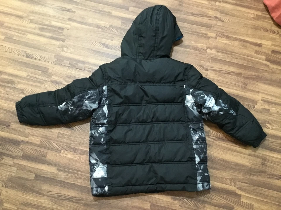 ZeroXPosur Boys Black / Blue Fleece Lining Full Zip Hooded Jacket Size S (4) - Image 2 of 4