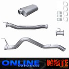 MY17 RGH HOLDEN COLORADO 2.8L 2016-2020 TD 3" DPF BACK EXHAUST/MUFFLER SILVER