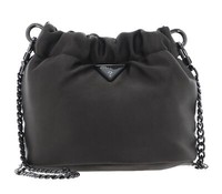 Guess Velina Mini Pouch Schultertasche UmhäNgetasche Tasche Pewter DunkelgrüN
