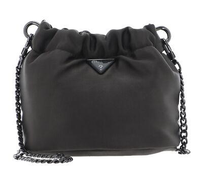 GUESS Velina Mini Pouch Schultertasche Umhängetasche Tasche Pewter dunkelgrün