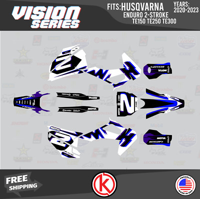 Graphics Kit for Husqvarna TE150 TE250 TE300 2020-2023 Vision-Purple