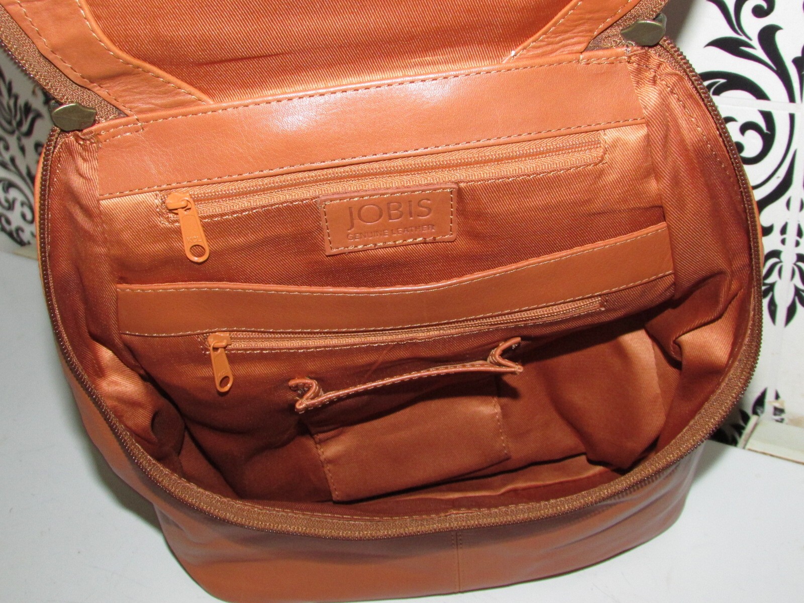 BRAND NEW JOBIS REAL LEATHER BACKPACK SLOUCH GRAB SHOULDER HANDBAG