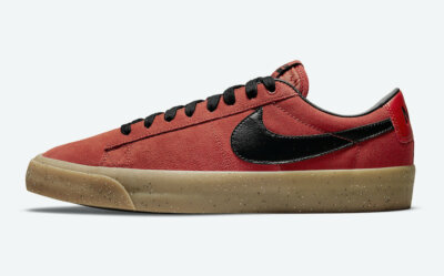 Nike SB Blazer Low GT Cinnabar Black Red Gum DC7695-600 Mens New