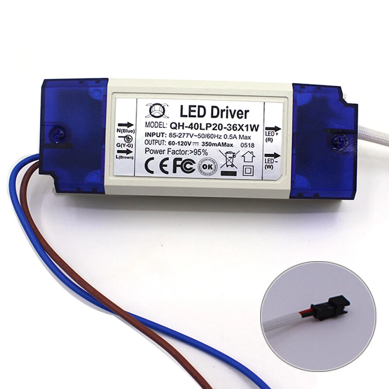 1x 20-36x1W LED Driver Power Supply Transformer Light F 1W High Power led chip - Image 3 of 4