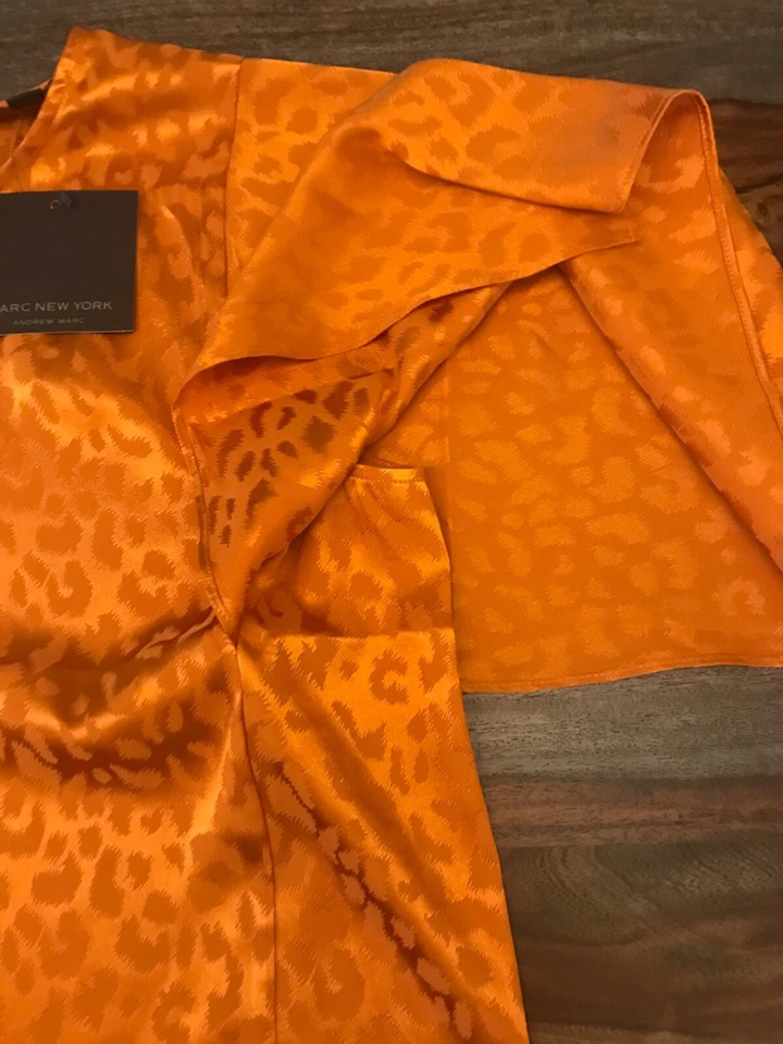 Marc New York estampado guepardo, top color cooper, talla S Foto 3 de 4