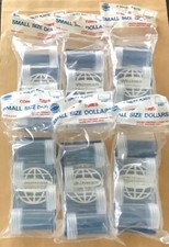 NEW 24 Whitman 9167 Small Size Dollar Plastic Coin Tubes 6 Packs NEW