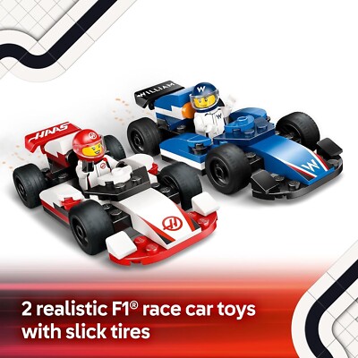 LEGO City Formula 1: F1 Williams Racing & Haas F1 Race Cars (60464