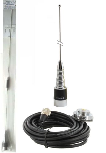 Antenna UHF 450-470 5 dBd NMO Trunk Mount with PL259 Spring for Mobile Radio  - Picture 1 of 7