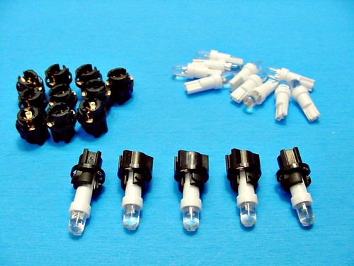 15 White Dome Light Bulbs LEDs 3/8 Sockets Instrument Panel Cluster Dash Imports - Picture 6 of 10