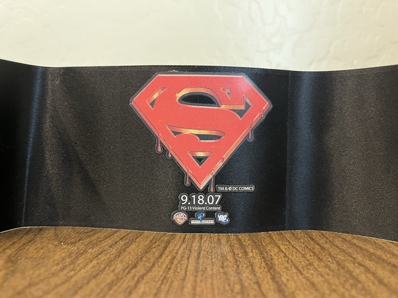 2007 Superman Doomsday Animated Movie Promotional Armband