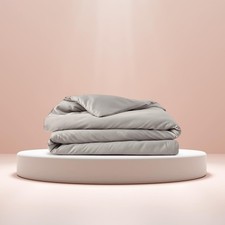 Baloo 100 Cotton Duvet Cover for Weighted Blanket Silver Sage 42"x72" Thro...