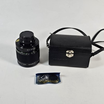 Soligor C/D Mirror Lens 500mm f/8 Telephoto T-Mount w/ Case & Filters Japan