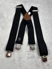 Carhartt Men’s Suspenders Black Nylon Adjustable Heavy Duty Work