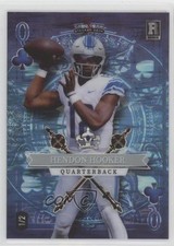 2023 5 Card Draw Stacked Deck Queen of Clubs 1/2 Hendon Hooker Rookie RC s5q. rookie card picture