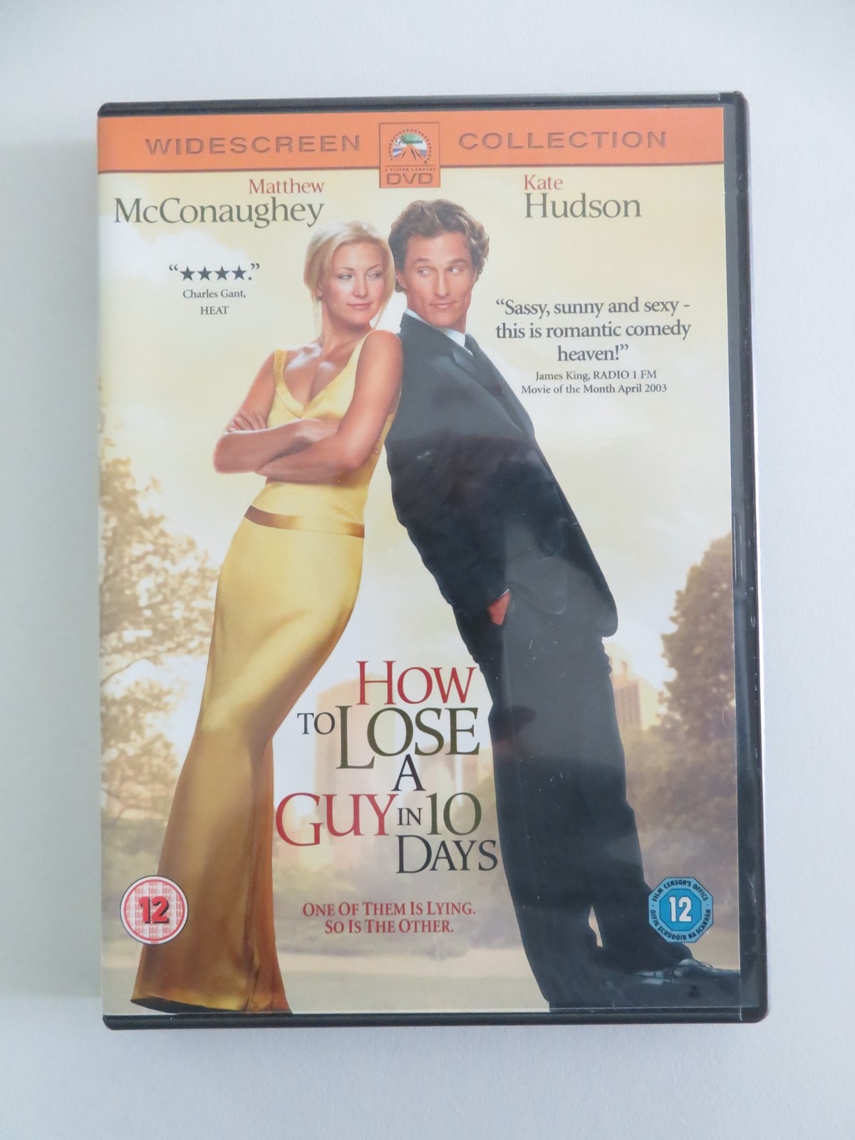 How to Lose a Guy in 10 Days (DVD) Matthew McConaughey Kate Hudson 2003 Region 2