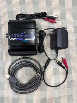 Artcessories USB Phono Plus Computer Interface with cables & installer CD