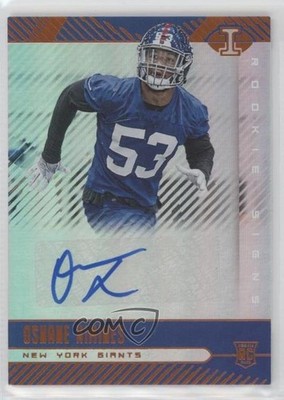 2019 Panini Illusions Rookie Signs Orange Oshane Ximines #RS-OSX Auto RC 12gr