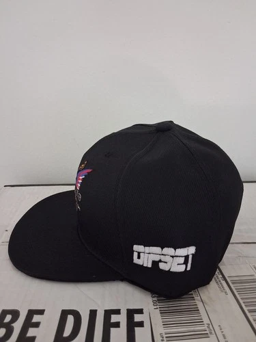 Diplomats OG Dipset Snapback Hat Unisex Adults Black image 2