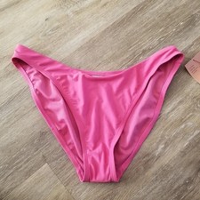 NWT Shade  Shore Pink Low Rise Medium Coverage Bikini Bottom Size XL