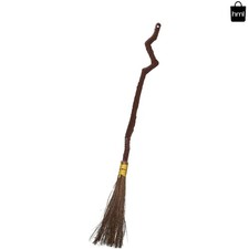 Realistic Wizard Broomstick for Kids Adults - Lightweight Halloween Accessory