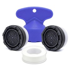 2 Pack Faucet Aerator Replacement Kit for Moen 137401, 1.5 GPM, 18.5MM, with ...