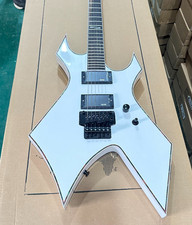 BC Rich White electric guitar Mahogany body rosewood fingerboard HH pickup