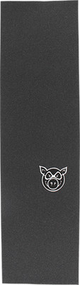 Pig Skateboard Grip Tape Sheet Head Logo Black White