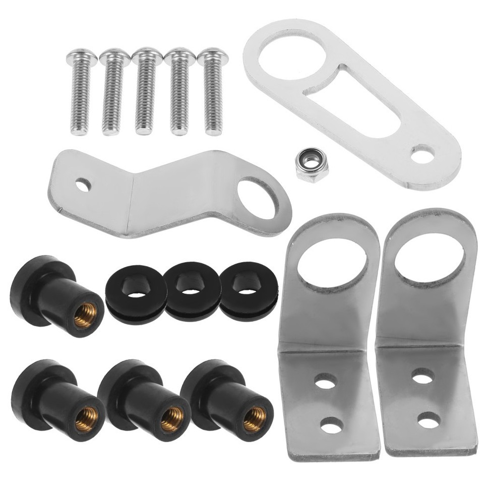 1 Set Of Metal Radiator Bracket Kit Car Radiator Mounting Brackets ...