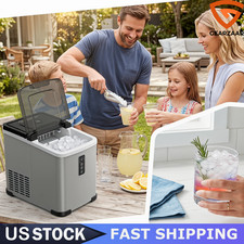 NEW Nugget Ice Maker Countertop 44Lbs/24H Pebble Ice Maker Machine Self Cleaning