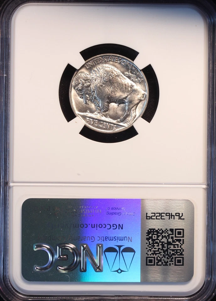 1919 P Buffalo Nickel, NGC MS64, Very Choice BU, Blistering Luster! - Image 4 of 4