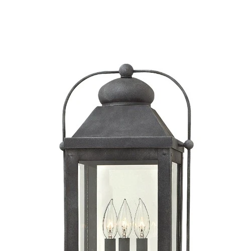 Hinkley Lighting 1851 Anchorage 120v 3 Light 24.25" Tall Heritage - Aged Zinc - Picture 7 of 7