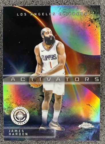 James Harden [Pulsar Refractor] #AC-8 2025 Topps Chrome Activators card