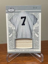 2025 Leaf Lumber Mickey Mantle Jumbo Bat Relic /2 HOF Color Match Yankees