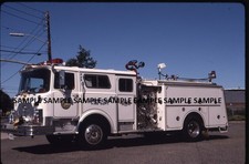 Fire apparatus slide Jericho New York 1982 Mack CF pumper
