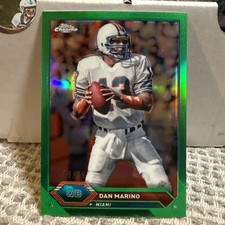 2023 Dan Marino /99 Green Refractor Topps Chrome Dolphins