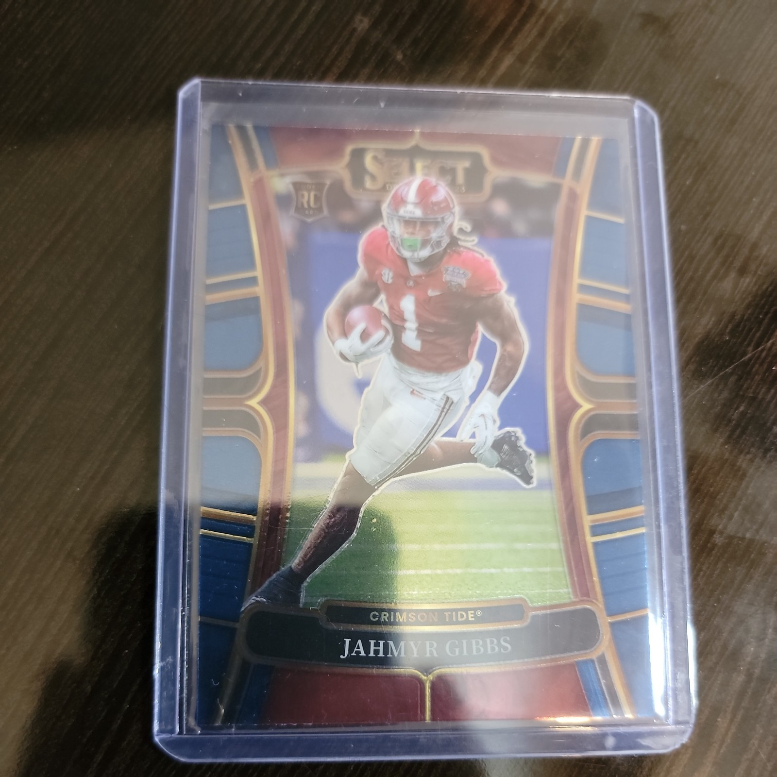 Jahmyr Gibbs 2023 Panini Select Draft Picks - Concourse Blue #10 (RC)