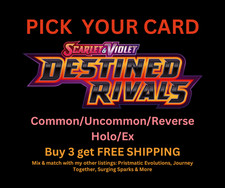 Pok mon Destined Rivals YOU PICK Common / Reverse Holos / Holo / Ex